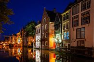 Mittelalterliche Häuser an den Kanälen in Alkmaar von Fotografiecor .nl Miniaturansicht