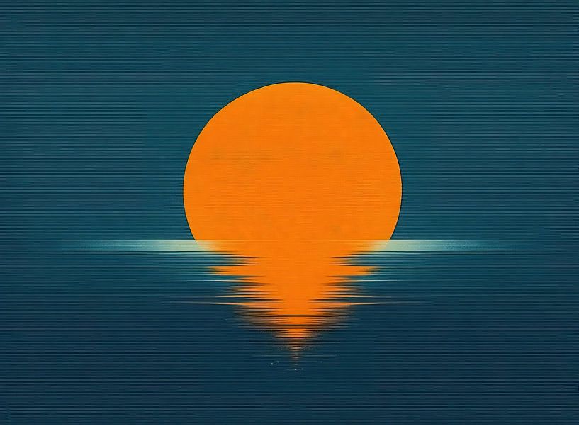 Sunset Abstract by Modern Collection