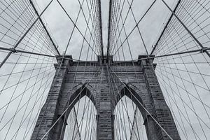 Jeu de lignes New York - Brooklyn Bridge sur Tux Photography