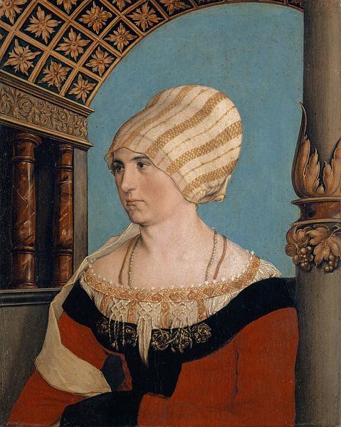 Portret van de Dorothea, Hans Holbein II van Meesterlijcke Meesters