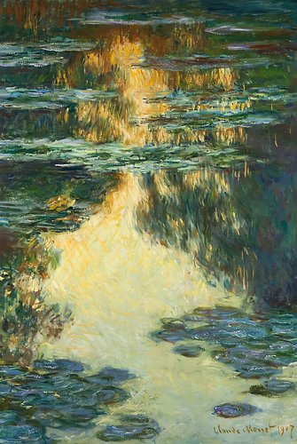Reflections Across Blue Water