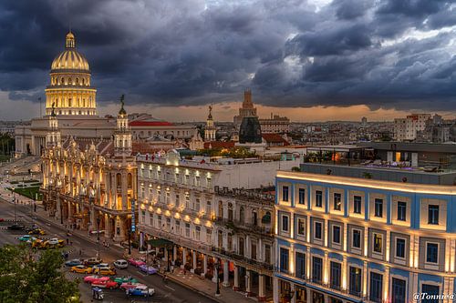 Het Capitool in Havana van Ton van den Boogaard