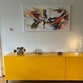 Photo de nos clients: abstrait par Gena Theheartofart, sur toile