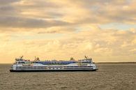 Ferry between Den Helder and Texel sailing on the open sea by Sjoerd van der Wal Photography thumbnail