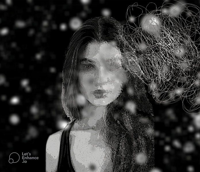 Line art-Black&amp;White by Myrthe van Wijk