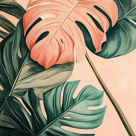 Monstera in Pastell IV von Studio BB