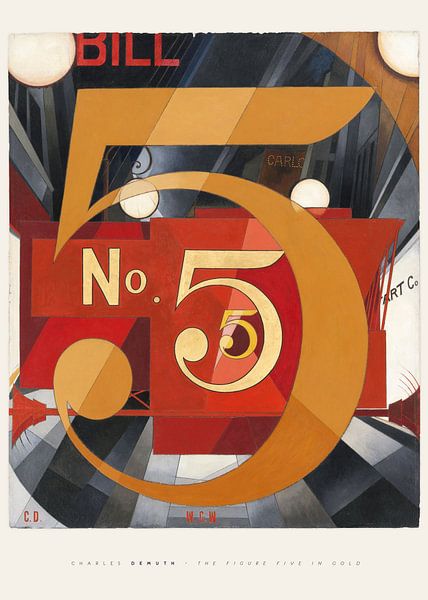 Charles Demuth - The Figure 5 in Gold von Old Masters
