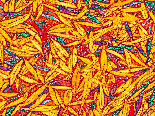 Floating Leaves in Yellow (Drijvende Bladeren in Geel)