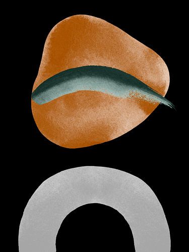 Bohème abstraite moderne dans les tons de la terre