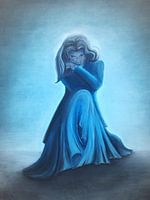 Hoffnung - Woman in blue 2
