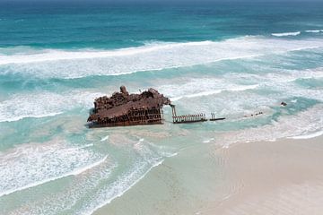 Shipwreck coast Boa Vista, Cape Verde