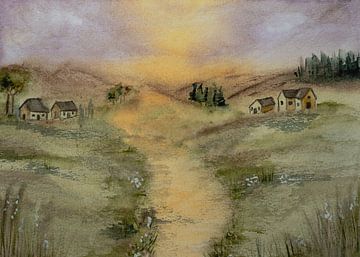 Aquarel part 70 van Tania Perneel