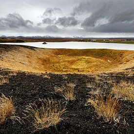 Pseudo-cratère à Myvatn en Islande sur Ralf Lehmann