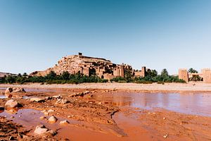 Kasbah Ait Ben Haddou in het Atlasgebergte in Marokko van Expeditie Aardbol