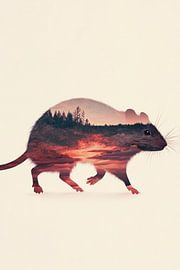 Natur im Schatten von Poster Art Shop