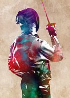 escrime sport art #fencing #sport
