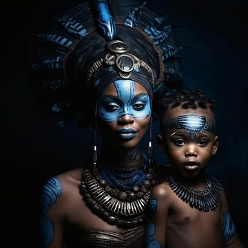 Avatar: Moederlijke Liefde Canvas van Surreal Media