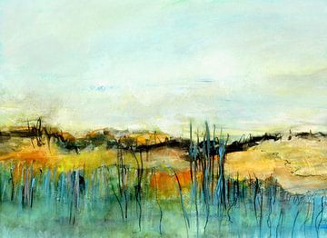 Zomerlicht en gras van Claudia Gründler