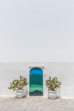 Kleurrijke deur in Italië
