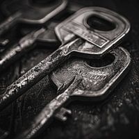 Des clés anciennes comme œuvres d'art