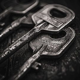 Vintage Keys as Artwork