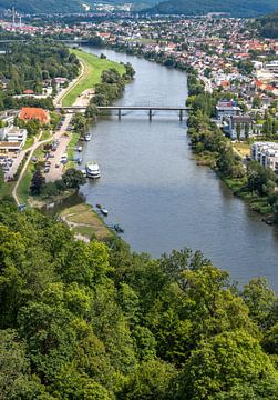 Uitzicht over Kelheim van ManfredFotos
