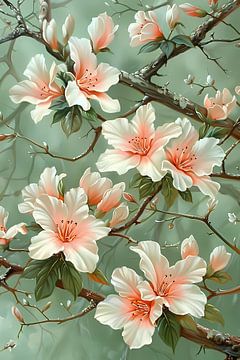 Sierlijke Bloemenpracht met Natuurlijke Elegance van Art & Soul Creations