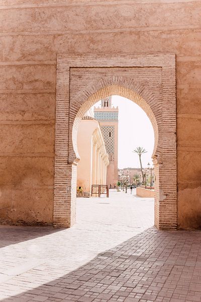 Poort in Marrakech | Marokkaanse reisfotografie van Yaira Bernabela