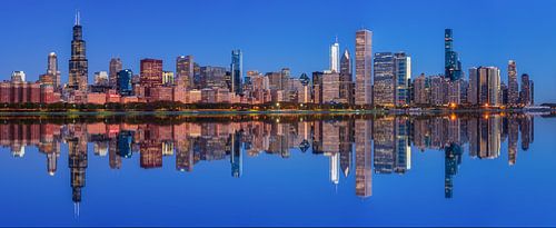 Chicago Illinois Blues by Photo Wall Decoration