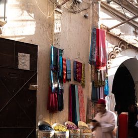 Kleuren en Geuren: De Hartslag van Marrakech van Teun Janssen