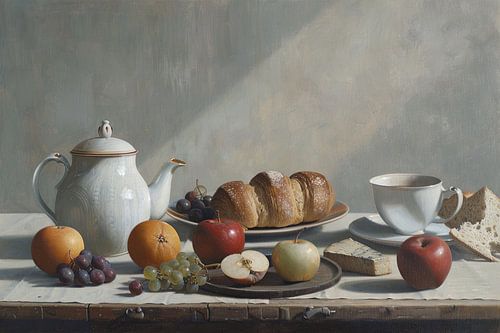 Nature morte - First Light Breakfast Tale sur Caprices d'Art