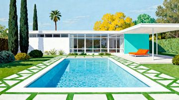 Midcentury - Art Deco iconic pool pictures 01