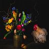Birds and flowers, birds and flowers by Corrine Ponsen