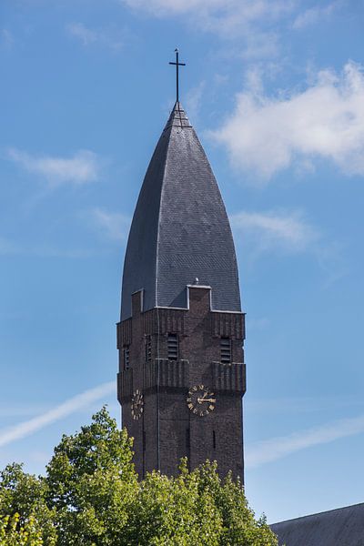 Toren Heilig Hart Kerk, De Gorzen, Schiedam by Jan Sluijter