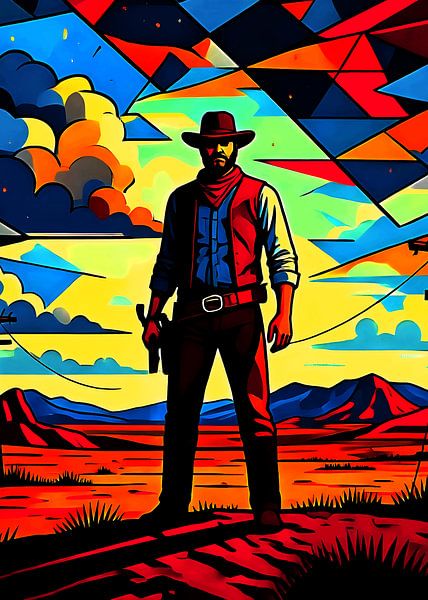 Einsamer Reiter der Wüste von cotto art