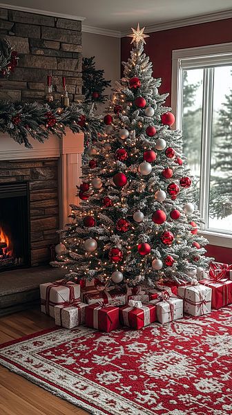 Kerstboom &amp; Haard van Lufy