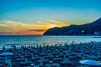 La plage de Levanto la nuit