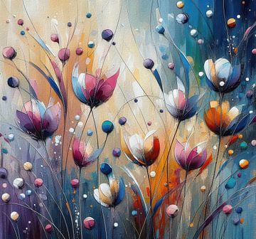 Veldbloemen V van Kay Weber