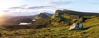 Sunrise in the Quiraing on Skye, Scotland