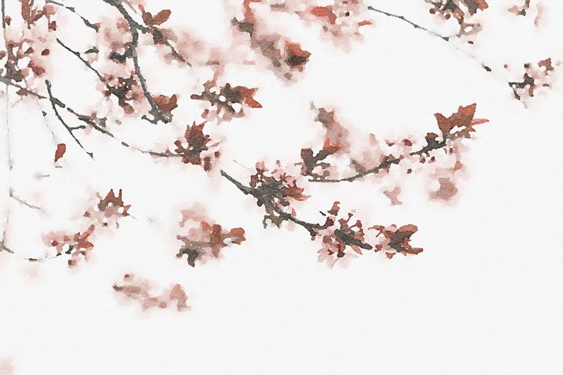 Toffee Cherry Flowers by Monika Strigel