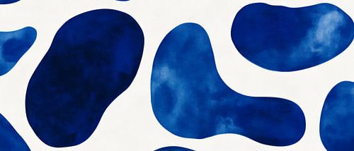 Blauw patroon