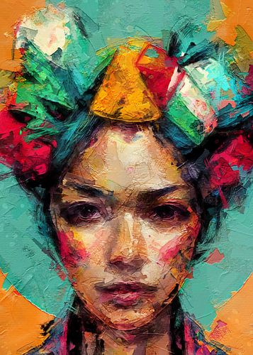 Femme 7 peinture à l'huile art #femme