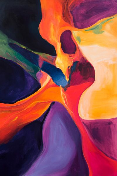 Abstract play of colours by Poster Art Shop