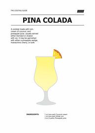 cocktail pina colada sur Ratna Mutia Dewi