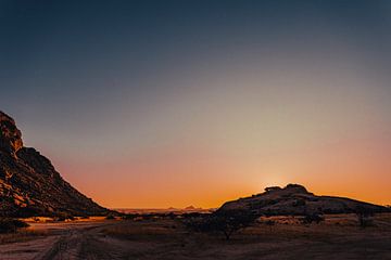 Spitzkoppe in Namibië, Afrika van Patrick Groß