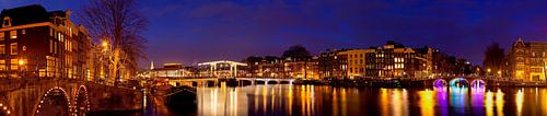 Panorama Skinny Bridge in Amsterdam