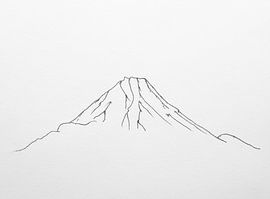 Berg Fuji von beangrphx Illustration and paintings