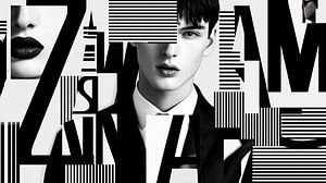 Fashion and Typography | Graphic Portrait