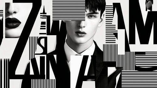 Fashion and Typography | Graphic Portrait