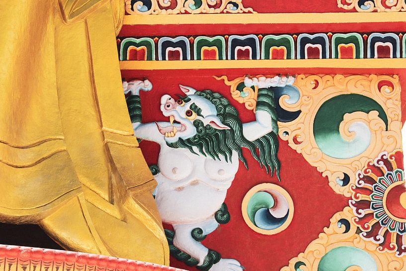 Tibetaanse sneeuw leeuw van Your Travel Reporter
